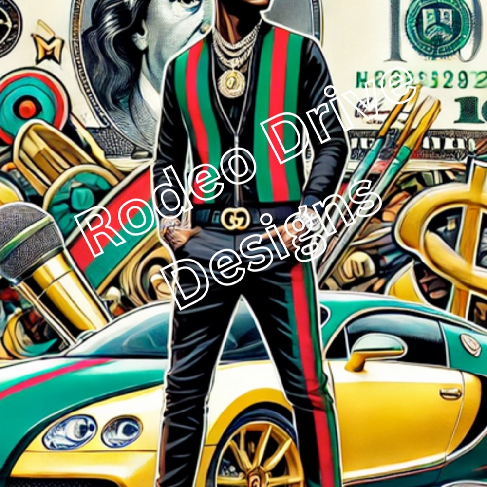 FASHION RAP CULTURE POSTER 11X17 PRINT GUCCI RAPPER HIP HOP PRINT BY DENARDAI - Picture 2 of 2